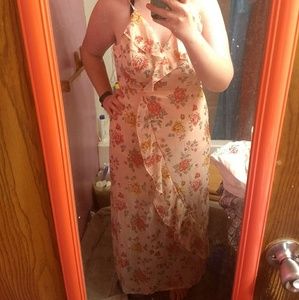 long floral dress